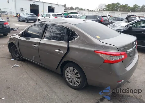 2015 Nissan Sentra Sv из США, поврежденный, VIN 3N1AB7AP3FL656310